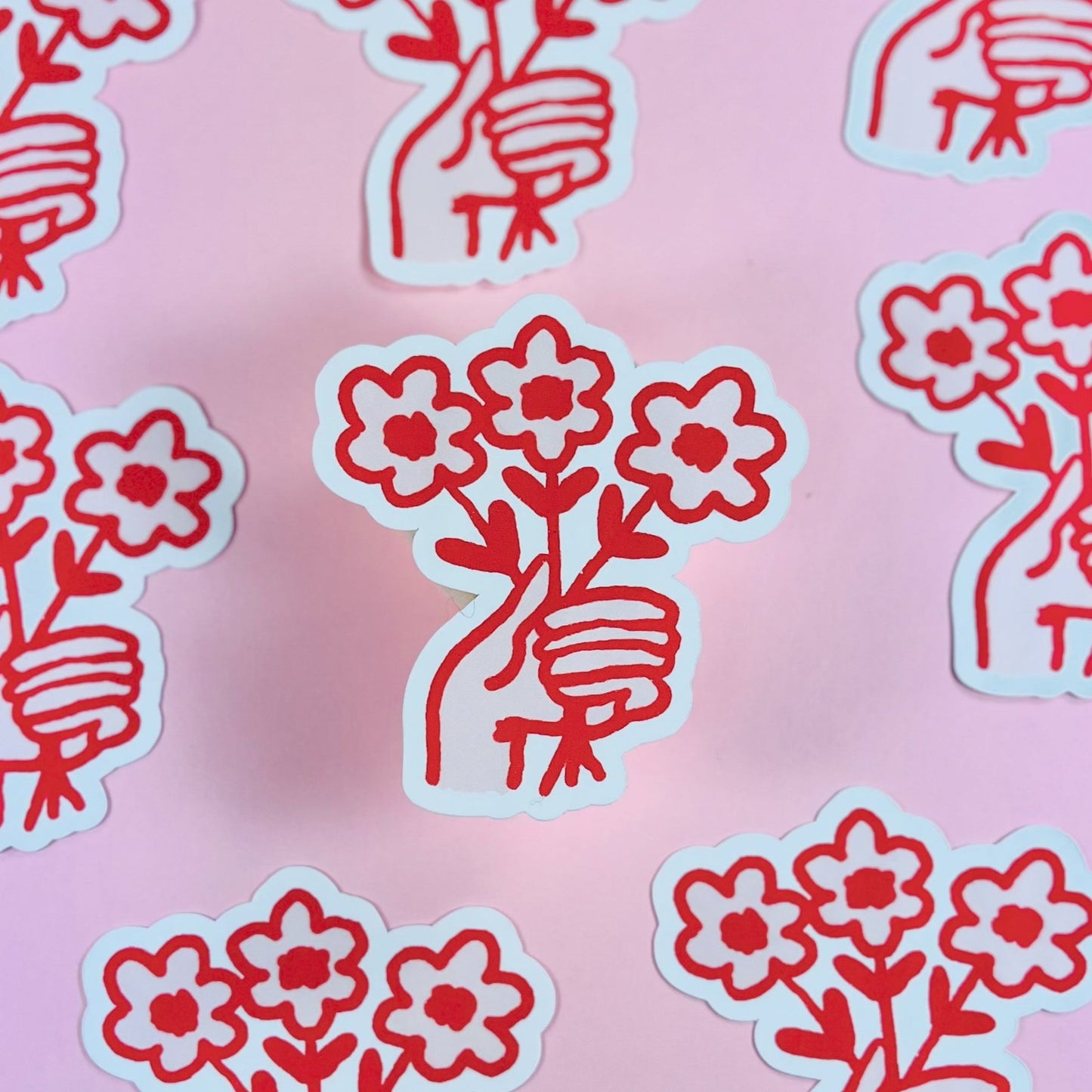 Buy Myself Flowers Sticker
