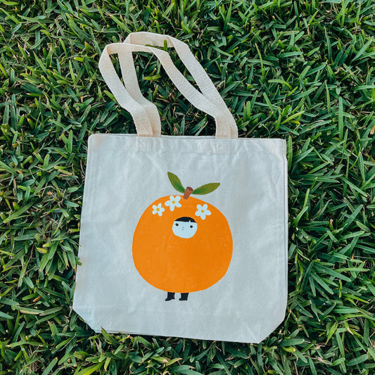 Fruit People: Orange Tote Bag